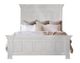 International Furniture Direct Terra White Wood Queen Bed-0