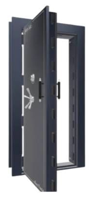 Liberty Safe Blue Gloss Out-Swing Left Hinge Mechanical Vault Door-2