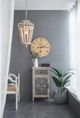 A & B Home Dubois Black/Yellow  Large Wall Clock-4