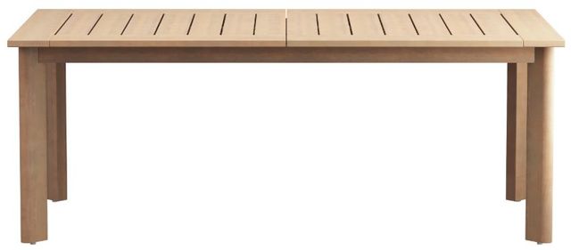 New Classic® Home Furnishings Wesley 5-Piece Beige/White Acacia/Sundura Outdoor Patio Dining Set-3