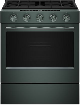 KitchenAid® 30" Juniper Smart Slide-in Gas Range with Convection Cooking Modes and 2-in-1 Burner