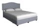 Bernards Elise Grey King Upholstered Bed with Storage-0