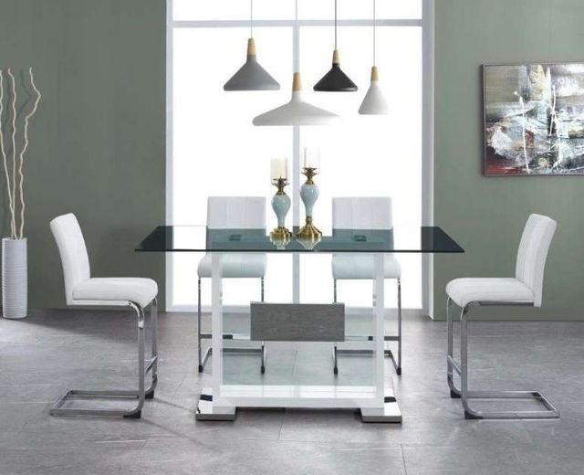 Global Furniture USA D915 3-Piece White Dining Chair Set-4