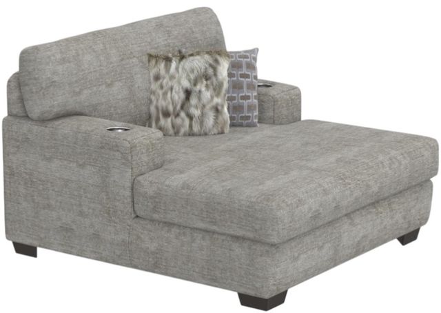 Corinthian Furniture Tribble Parchment Chaise-0