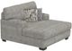 Corinthian Furniture Tribble Parchment Chaise-0