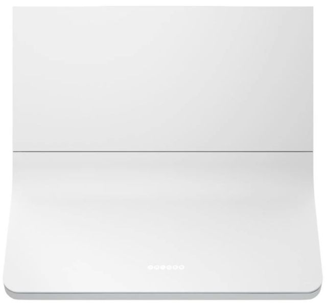 Zephyr Designer Collection Horizon 36" Matte White Glass Wall Mounted Range Hood-0