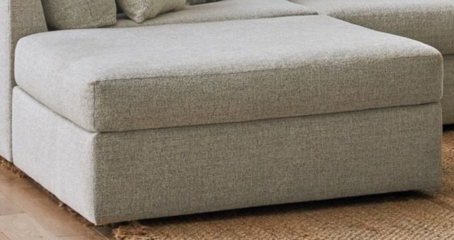 American Wholesale Furniture Jamestown Ecru Accent Ottoman-0