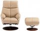 BarcaLounger© Alicia Capri Nomad Pedestal Recliner and Ottoman-1