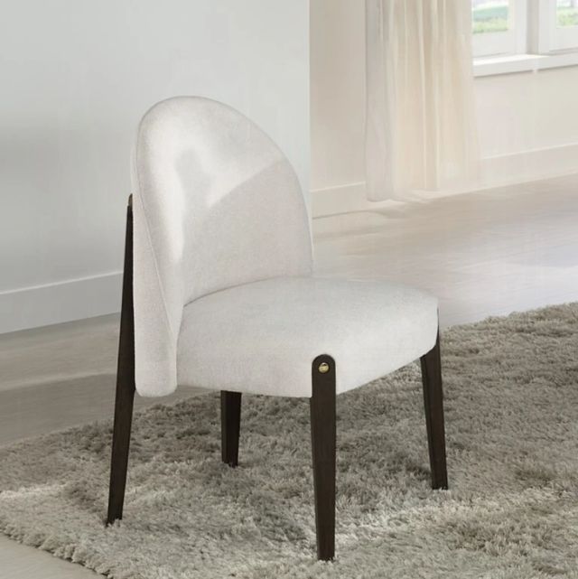 ACME Furniture Clayten 2-Piece Beige/Espresso Side Chair Set-1