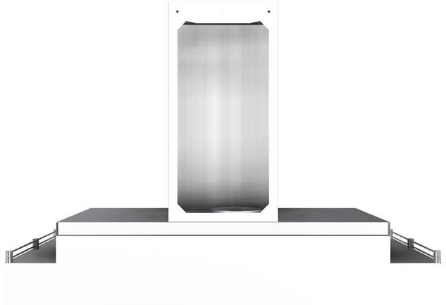 Vent-A-Hood® 48" White Contemporary Wall Mount Range Hood-2