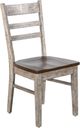 Sunny Designs™ Homestead Hills Alpine Gray/Tobacco Leaf Ladderback Side Chair-0