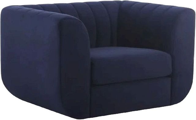 Moe's Home Collection Rosy Deep Blue Lounge Chair-0