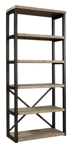 Aspenhome® Grayson Cinder Grey Open Display Case