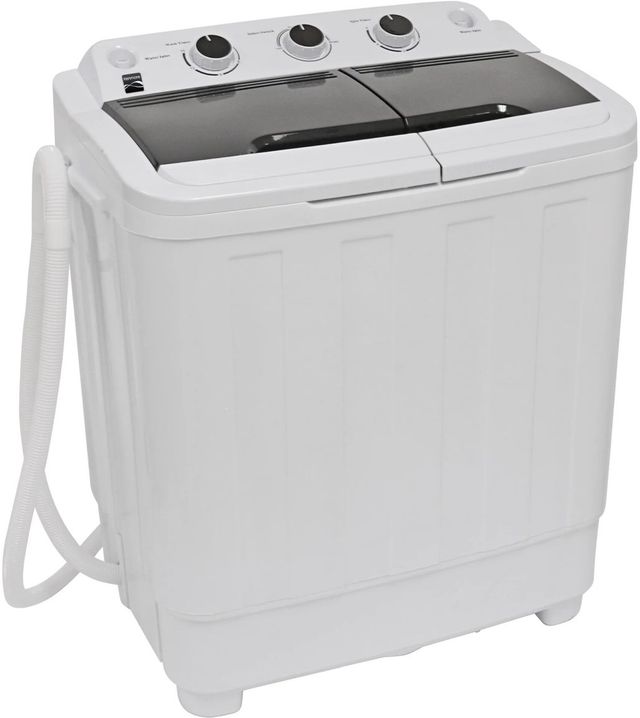 Kenmore 15.5 lbs White Impeller Portable Top Load Washer with Dual Motors & Built-In Drain Pump -0