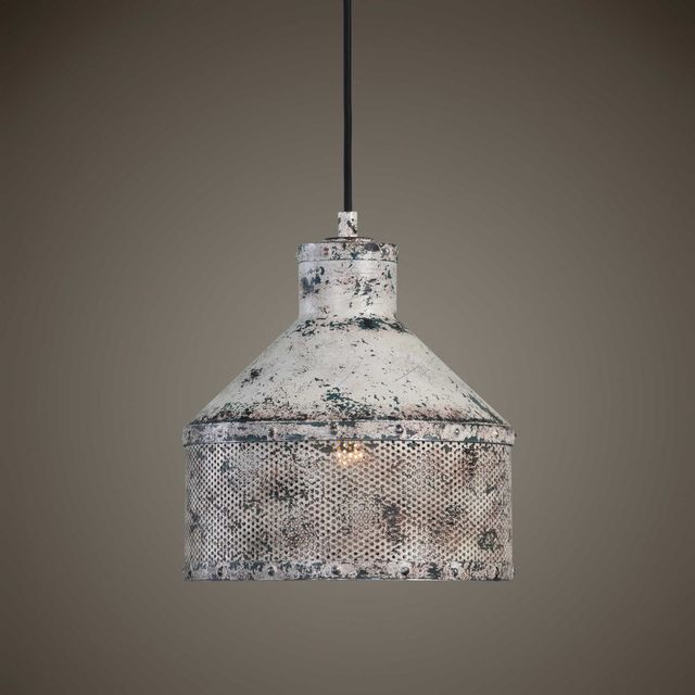 Uttermost Granaio Ivory 1 Light Pendant-0