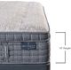 King Koil® Intimate Penrose 14" Wrapped Coil Ultra Plush Euro Top Queen Mattress-4