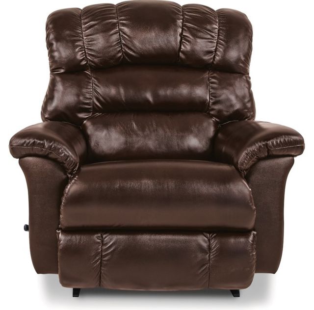 La-Z-Boy® Randell Harvest Leather Manual Rocking Recliner-1