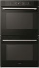 Fulgor® Milano 700 Series 30" Black Glass Double Electric Wall Oven-0