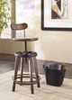 Hammary® Studio Home Brown Adjustable Stool-3