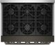 KitchenAid® 36" Black Ore 6 Burner Pro Style Gas Range with No Preheat Air Fry Mode-4