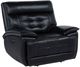 Coaster® Hewitt Black Upholstered Dual Power Recliner Chair-0