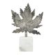 A & B Home Silver/White Leaf-2