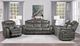 Homelegance® Centeroak Brownish Gray Reclining Sofa-1