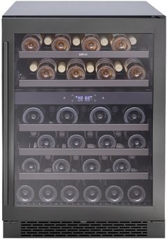 Zephyr Presrv™ 24" Black Stainless Steel Wine Cooler