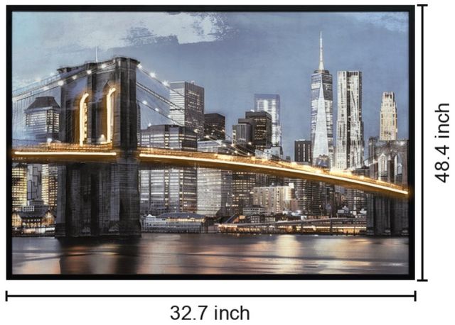 Classy Living Chill Urban Glow Wall Art-2