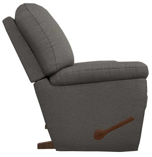 La-Z-Boy® Maverick Charcoal Manual Rocking Recliner-3