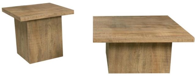 Coaster® Devar 2-Piece Brown Occasional Table Set-0