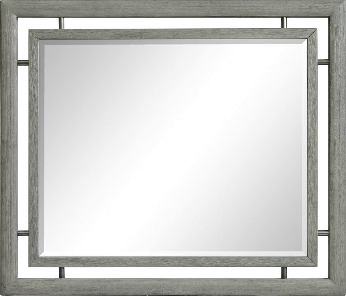 Holland House Furniture Chelsea Gray Mirror | Miskelly Furniture