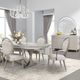Michael Amini® Eclipse Moonlight Oval Dining Table-1