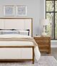 Artisan & Post by Vaughan-Bassett Crafted Cherry by Ben & Erin Napier Medium Cherry/White Queen Upholstered Panel Bed -2