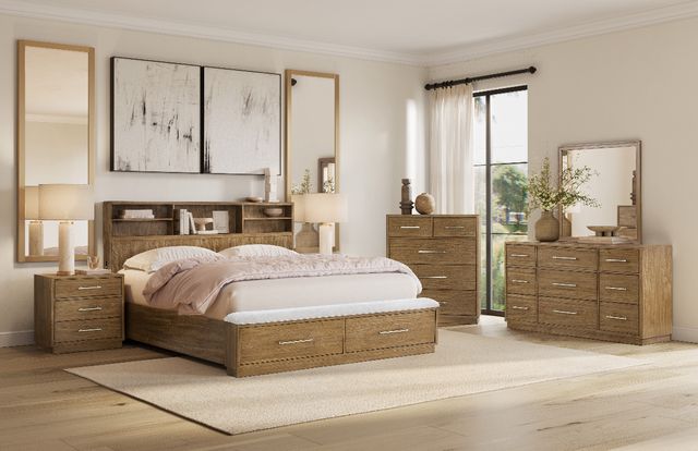 3 piece dresser set FD Home® Phase 3-Piece Chai Tea Queen Bedroom the chest is a simply designed piece Etienne 3-Pc. Dresser Set with