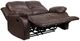 Homelegance® Cranley Brown Double Manual Reclining Loveseat-3