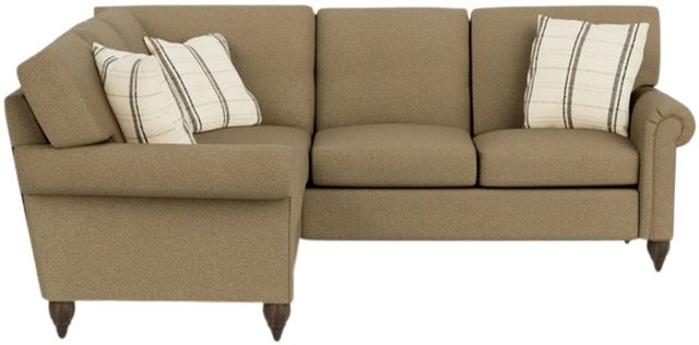 Flexsteel® Customizable Moxy 2-Piece Modular Sectional with Formal Panel Roll Arm-3