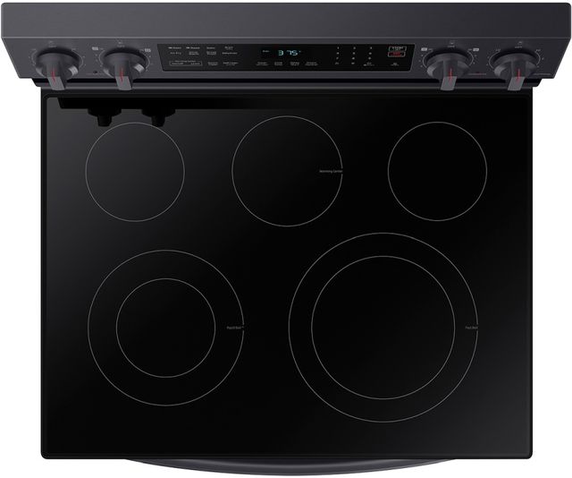 Samsung 30" Fingerprint Resistant Black Stainless Steel Smart Freestanding Electric Range-4