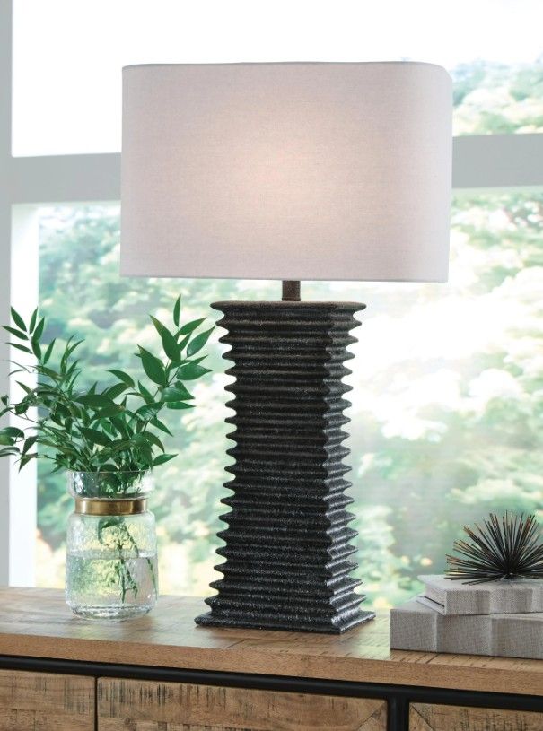 Signature Design by Ashley® Golzar Black Table Lamp-1