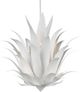 Currey & Company Agave Marjorie Skouras Tijereta Gesso White Chandelier-2