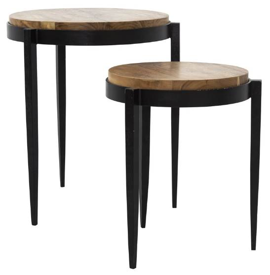 Yosemite Home Decor Raju Nesting Tables - Thumbnail 2