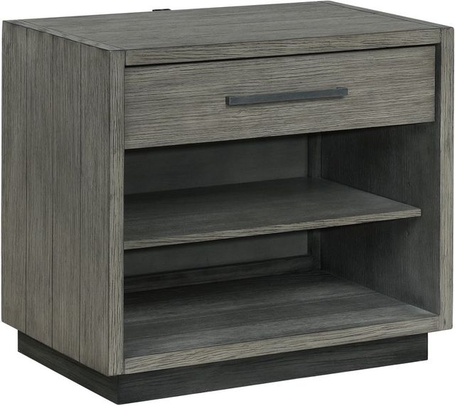 Coaster® Derbyshire Grey Oak Nightstand-0