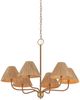 Forty West Rosalie Brown/Gold Chandelier-2