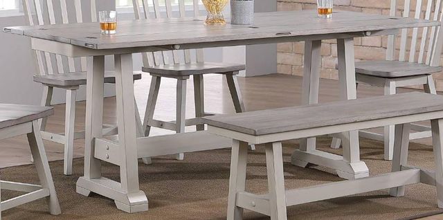 Urban Styles Furniture Montreal 6-Piece Almond/Smoke Gray Dining Set-1