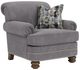 Flexsteel® Bay Bridge Gray Charcoal Chair-0