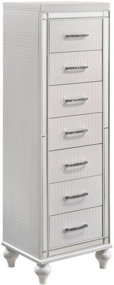 New Classic® Home Furnishings Valentino White Lingerie Chest-0