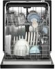 KitchenAid® 24" Black Front Control Built-In Dishwasher with Third Level Utensil Rack and 30+ Total Wash Jets-3