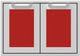 Hestan® AGSD Series 30" Matador Outdoor Double Storage Doors-0