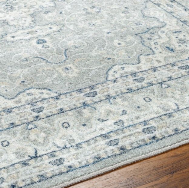 Surya Hera Gray/White 4'x6' Area Rug-4