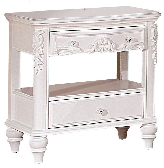 Coaster® Caroline White Nightstand-0